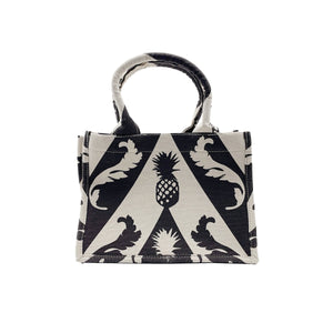 NEWGEN - Giles Designer Tote - AW23 - DARK BROWN AND CREAM